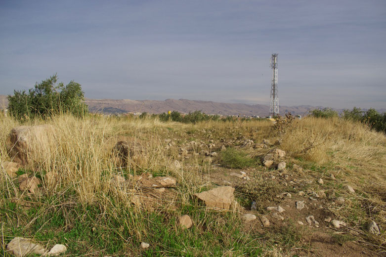 Azad’s land is located between a monastery and the village church, and has a raised pile of stone rubble where an old church is said to have once stood.